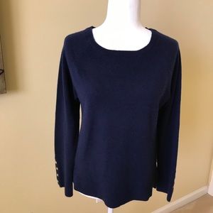 Ralph Lauren Cashmere Sweater Navy Size PM